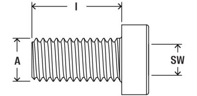 Cylindrical head screw ZKS - fischer international